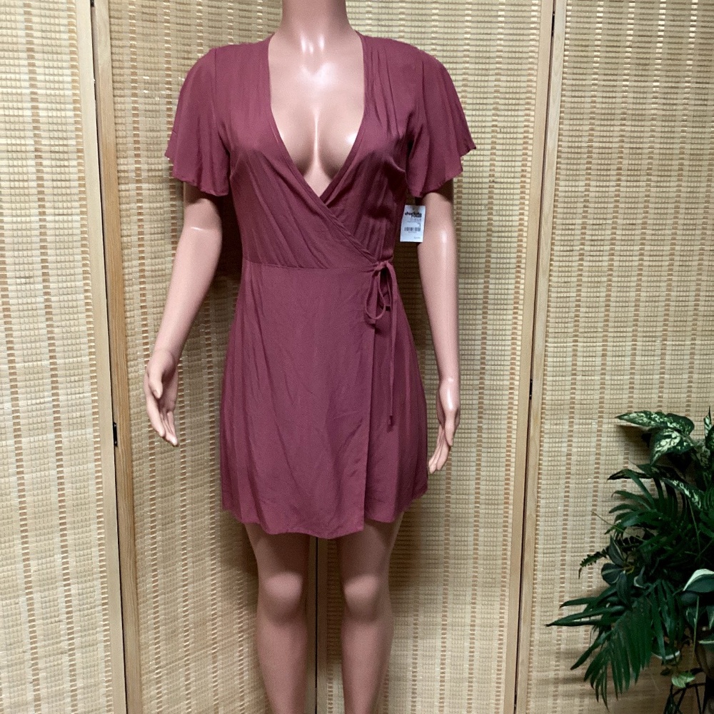 CHARLOTTE RUSSE WRAP DRESS